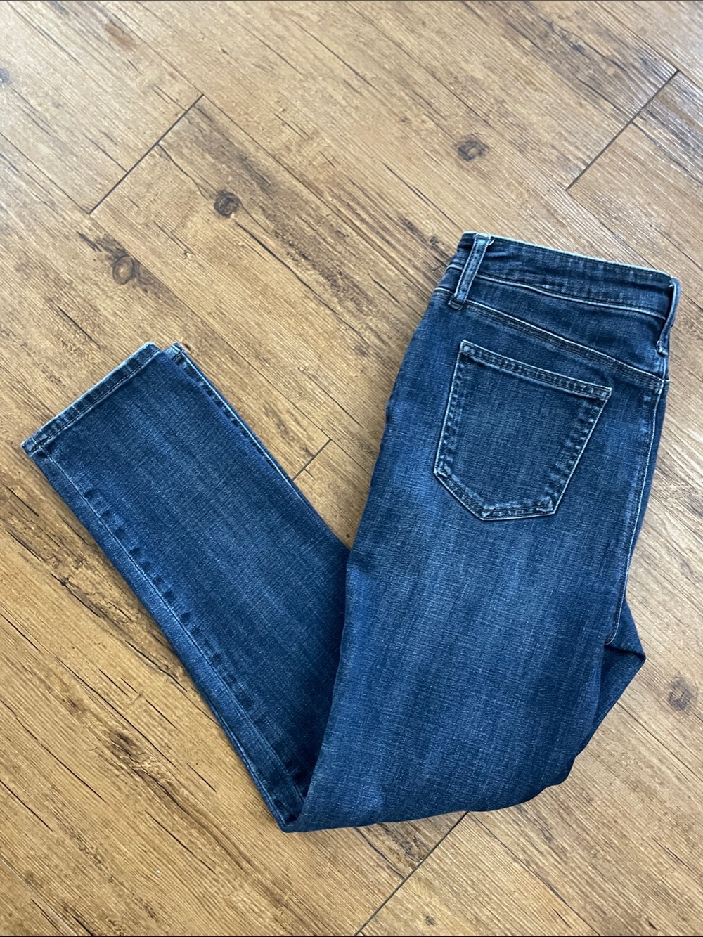 Chico's Slim Skinny Jeans in Dark Blue Wash